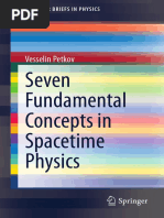 Vesselin Petkov - Seven Fundamental Concepts in Spacetime Physics