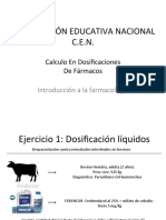 Ejercicios Dosificación