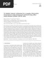 A Reliable Velocity Estimation in A Complex Deep-Water Environment Using Downward Continued Long Oaset Multi-Channel Seismic (MCS) Data