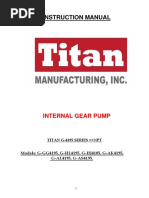 Instruction Manual: Internal Gear Pump