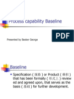 Process Capability Baseline