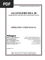 Dsa 20 User Manual (17220)