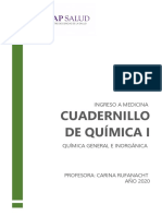 Cuadernillo de Química I