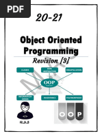 Object Oriented Programming: Revision