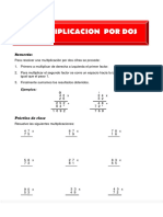 Multiplicación 2 Cifras