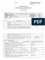 Course Syllabus International Business Strategy: Ho Chi Minh City, .