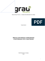 GRAU TÉCNICO - Diferenças Entre Radiação e Radioatividade