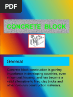 Lecture 5'CONCRETE BLOCK