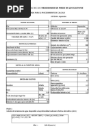 Ejemplo de Diseño Agronómico