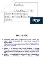 2.5 Frecuencia Absoluta, Relativa y Acumulada