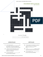 Imprimir Crucigrama - Crucigrama Tema Alcoholes