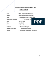 Lesson Plan On Uterine Abnormality and Displacement: B.SC Nursing Students