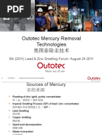 Presentation Outotec Mercury Removal Technologies. August 24 2011. - Eng + Kinesiska