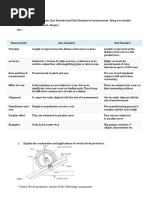 Differentiate Between Line Standard and End Standard of Measurement 1