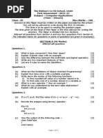 First Assessment Computer Applications Class 9