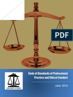 LSK Code of Standards of Professional Practice and Ethical Conduct Final Version