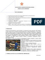 Proceso de Gestión de Formación Profesional Integral Formato Guía de Aprendizaje