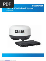 SAILOR 4300 L-Band System: User Manual