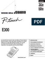 Etiquetadora Brother Pte300 Spa Usr Lac031001 B