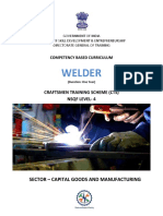 Welder: Craftsmen Training Scheme (CTS) NSQF Level-4