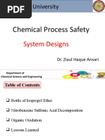 Chemical Process Safety: Kathmandu University