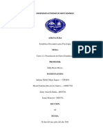 Tarea 2.2. Presentación de Datos Estadísticos.