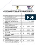 Presupuesto y Apus Obra Glorieta Chapal