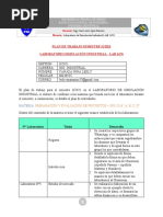 Plan de Trabajo Del Semestre I - 2021 Lab 1476