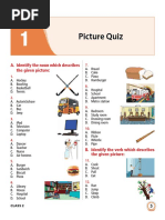 Picture Quiz: A. Identify The Noun Which Describes The Given Picture