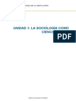 Sociología de La Educación Unidad 1