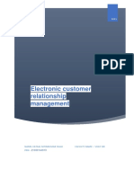 Electronic Customer Relationship Management