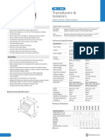 Transducers & Isolators: TR - Iso