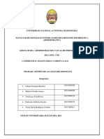 Gestión Del Alcance Del Proyecto