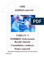 Contabilidad Comercial - Tarea 5