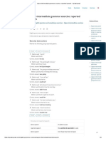 Upper-Intermediate Grammar Exercise - Reported Speech - Speakspeak