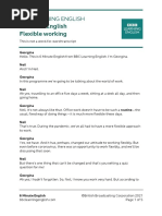 6 Minute English Flexible Working