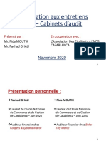 Séminaire Audit - Entretiens PFE