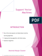 Support Vector Machines