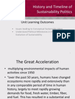 History and Timeline of Sustainability - Tutorial