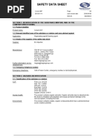 Safety Data Sheet: Section 1: Identification of The Substance/Mixture and of The Company/Undertaking