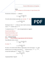 CH 6 Numerical Differentiation and Integration