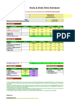 Stock & Book Debts Statement: All The Fields in Yellow Colour Needs To Be Filled Mandatorily