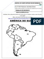 Trabalho de Geografia América Do Sul