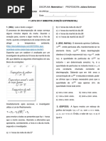 Lista1 B4 Funcao Exponencial