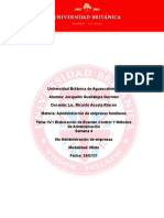 IV.1 Elaboración de Examen Control Y Métodos de Administración - JACQUELIN