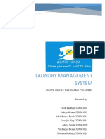 MIS REPORT - Laundry Management