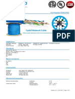 00 24 Cat.5e: Category 6A UTP Cable Part Number:PROCAT6A