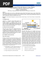 .Solar Automatic Pesticide Sprayer Using Zigbee
