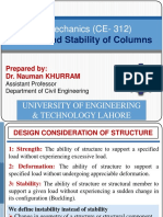 3 - Lecture-3 (Part-01) Buckling and Stability of Columns