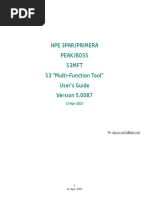 Hpe 3Par/Primera Peak/Boss S3Mft S3 "Multi-Function Tool" User's Guide